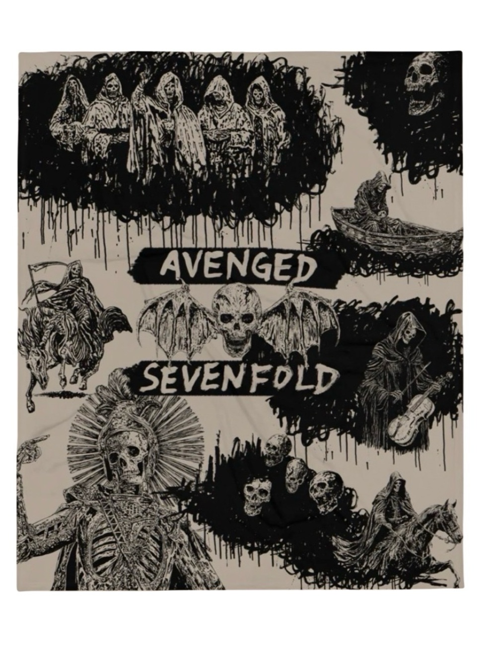 Wes Lang x LIBAD Collection 2.0 Throw Blanket